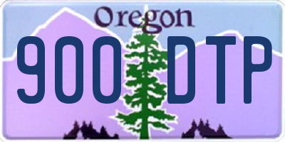 OR license plate 900DTP