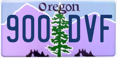 OR license plate 900DVF