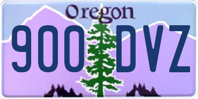 OR license plate 900DVZ