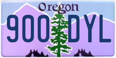 OR license plate 900DYL