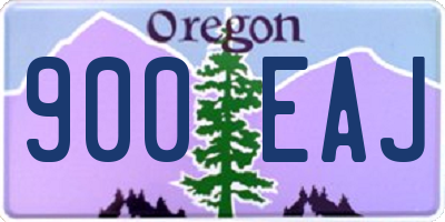 OR license plate 900EAJ