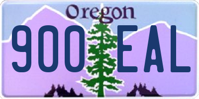 OR license plate 900EAL