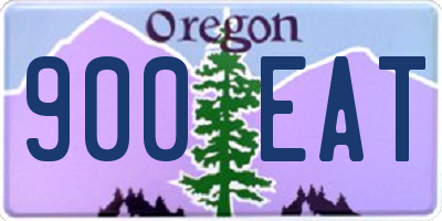 OR license plate 900EAT