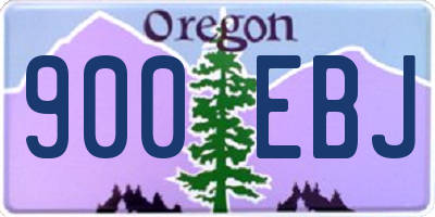 OR license plate 900EBJ
