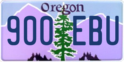 OR license plate 900EBU