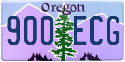 OR license plate 900ECG