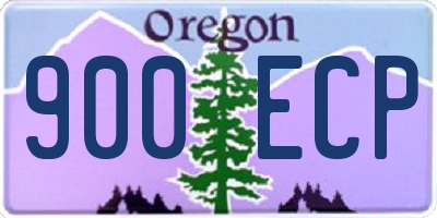 OR license plate 900ECP