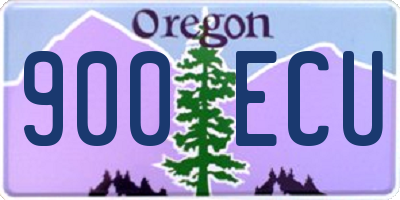 OR license plate 900ECU