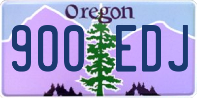 OR license plate 900EDJ