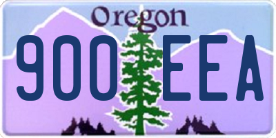 OR license plate 900EEA