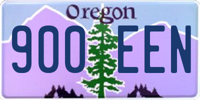 OR license plate 900EEN