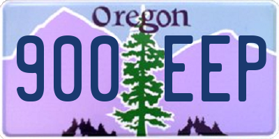 OR license plate 900EEP