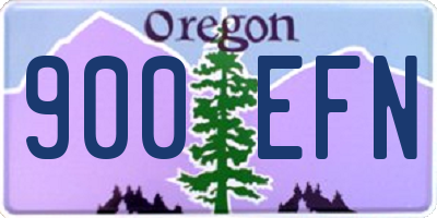 OR license plate 900EFN