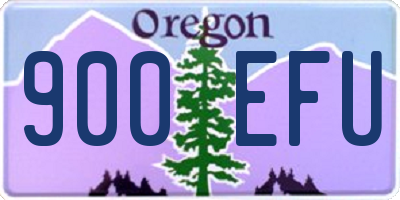 OR license plate 900EFU