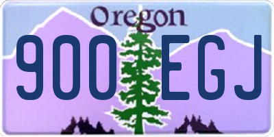 OR license plate 900EGJ