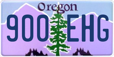 OR license plate 900EHG