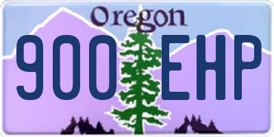OR license plate 900EHP