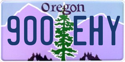 OR license plate 900EHY