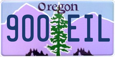 OR license plate 900EIL