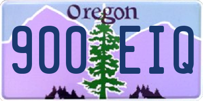 OR license plate 900EIQ
