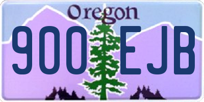 OR license plate 900EJB