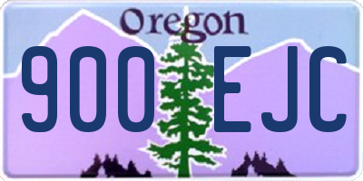 OR license plate 900EJC