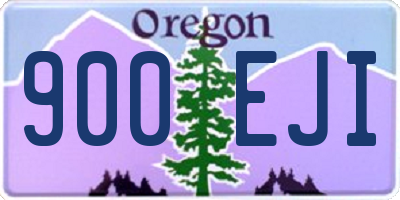 OR license plate 900EJI