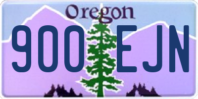 OR license plate 900EJN
