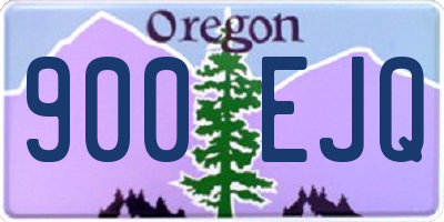 OR license plate 900EJQ