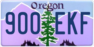 OR license plate 900EKF