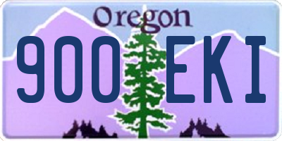 OR license plate 900EKI
