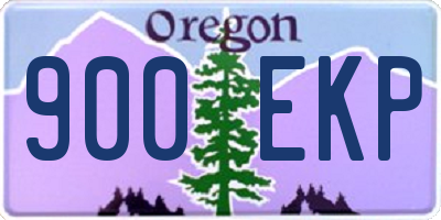 OR license plate 900EKP