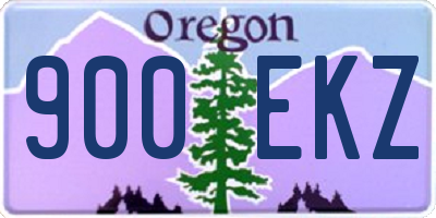 OR license plate 900EKZ