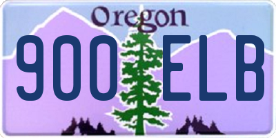 OR license plate 900ELB