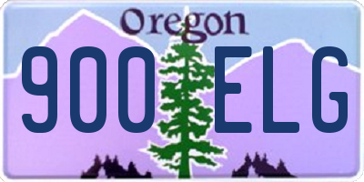 OR license plate 900ELG