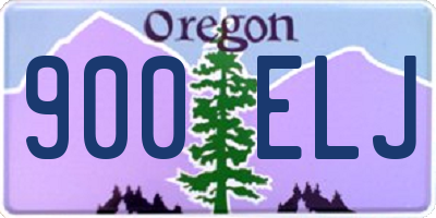 OR license plate 900ELJ