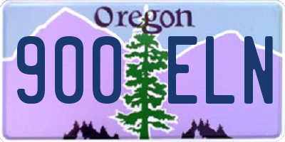 OR license plate 900ELN