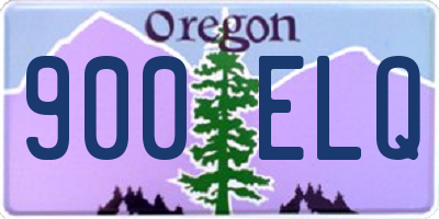 OR license plate 900ELQ