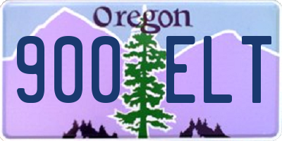 OR license plate 900ELT