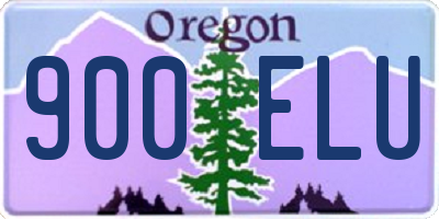 OR license plate 900ELU