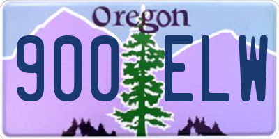 OR license plate 900ELW