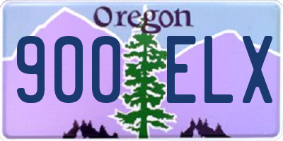 OR license plate 900ELX