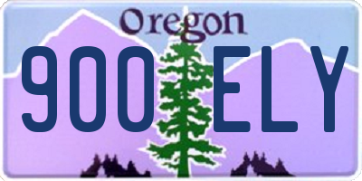 OR license plate 900ELY