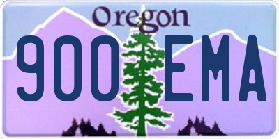 OR license plate 900EMA
