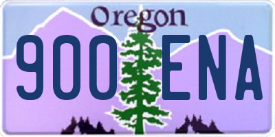OR license plate 900ENA