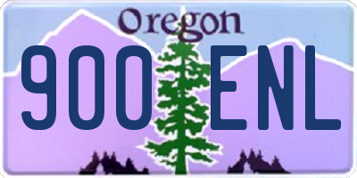 OR license plate 900ENL