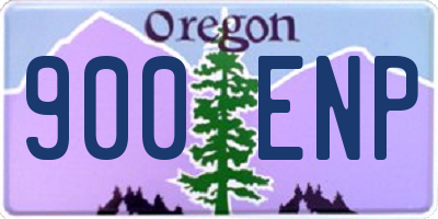 OR license plate 900ENP