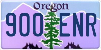 OR license plate 900ENR