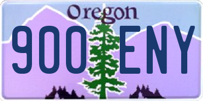 OR license plate 900ENY