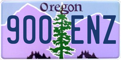 OR license plate 900ENZ